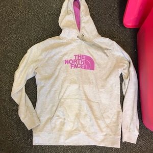 The North Face sweatshirt
